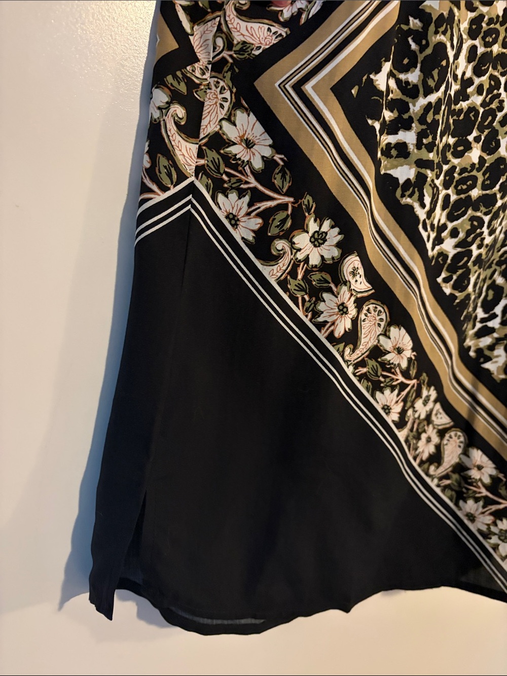 RICKI’S | Black & Olive Green Animal Print Sleeveless Tank - Picture 5 of 12